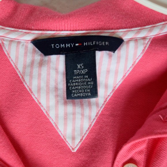 Bright Pink Polo Shirt Tommy Hilfiger - Picture 4 of 4